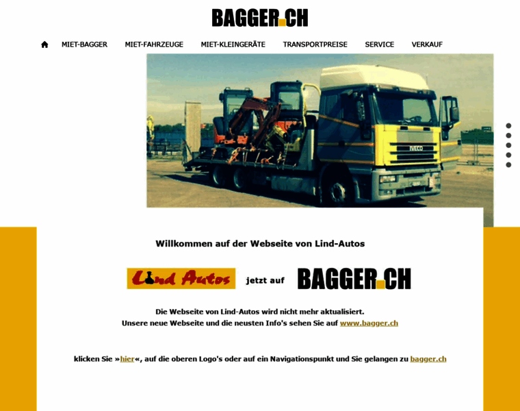 Miet-bagger.ch thumbnail