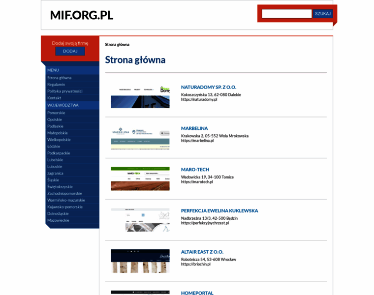 Mif.org.pl thumbnail