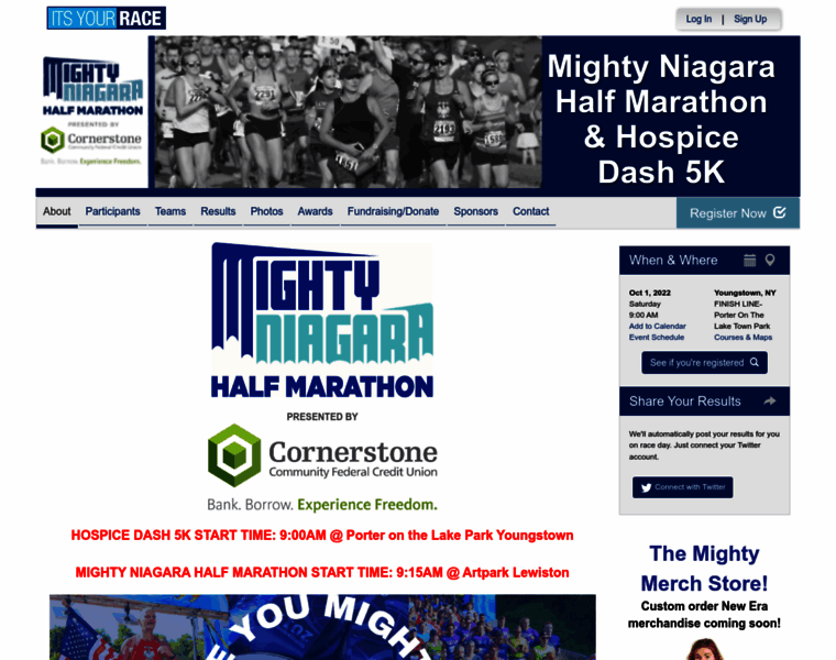 Mightyniagarahalfmarathon.com thumbnail