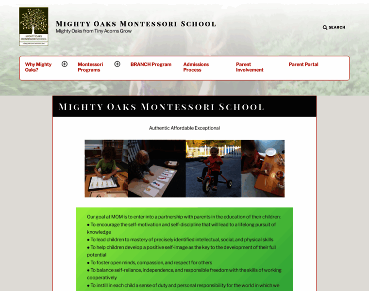 Mightyoaksmontessorischool.org thumbnail