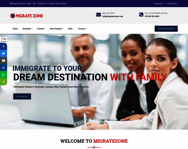 Migratezone.com thumbnail
