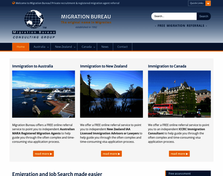 Migrationbureau.com thumbnail