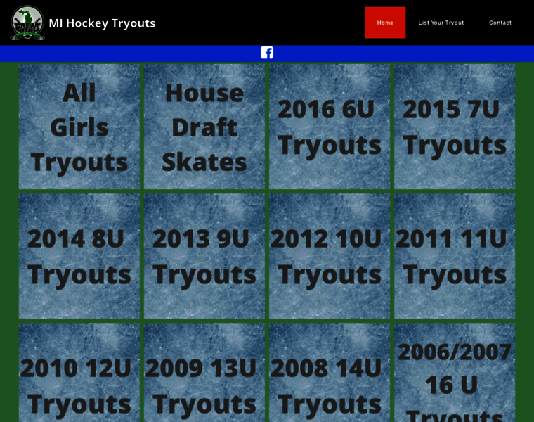 Mihockeytryouts.com thumbnail