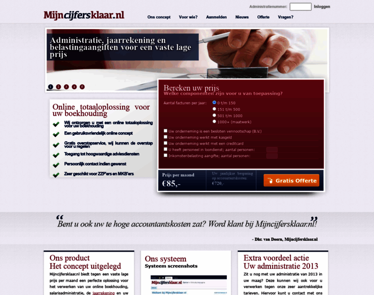 Mijncijfersklaar.nl thumbnail