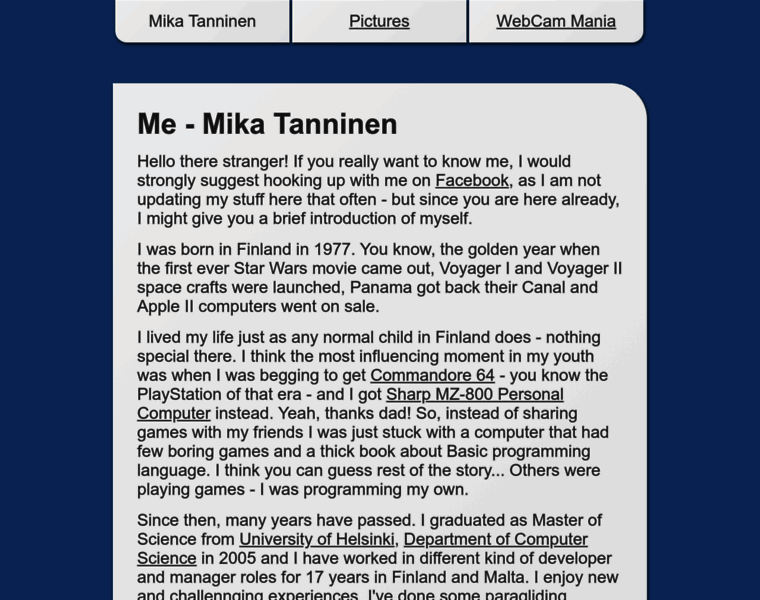 Mika.tanninen.net thumbnail