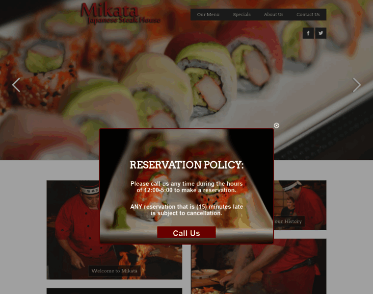 Mikatarestaurant.com thumbnail