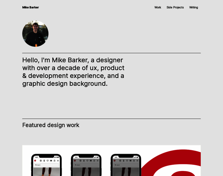 Mike-barker.com thumbnail