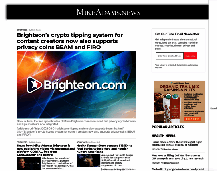 Mikeadams.news thumbnail Mikeadams.news thumbnail