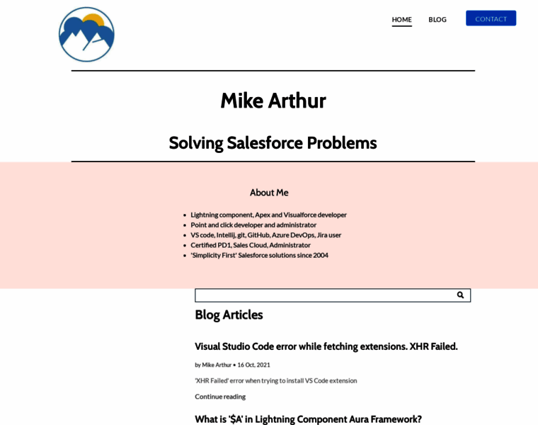 Mikearthur.net thumbnail