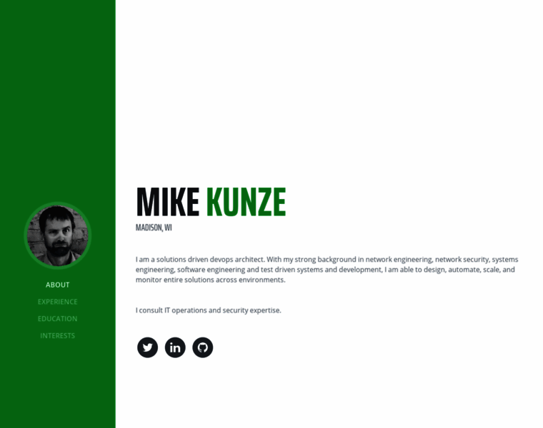 Mikekunze.info thumbnail