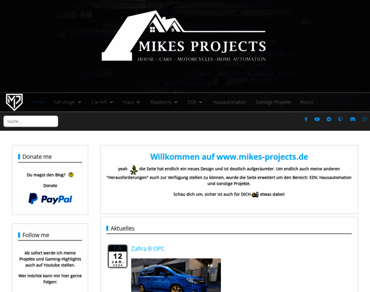 Mikes-projects.de thumbnail