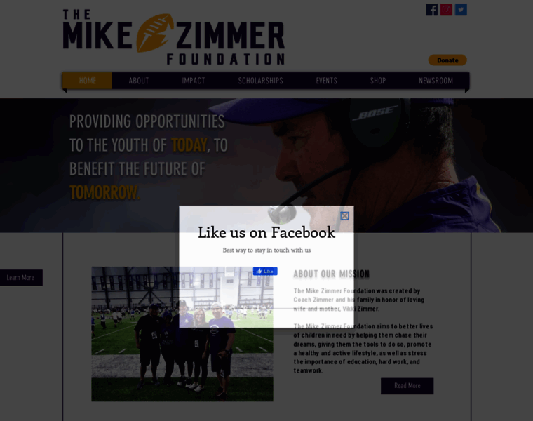 Mikezimmerfoundation.org thumbnail