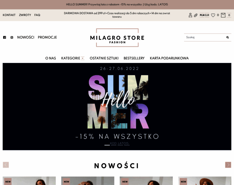 Milagro-store.pl thumbnail