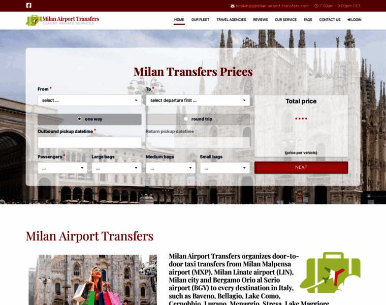 Milan-airport-transfers.com thumbnail