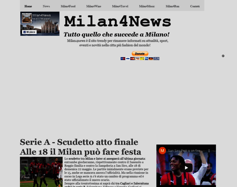 Milan4news.com thumbnail