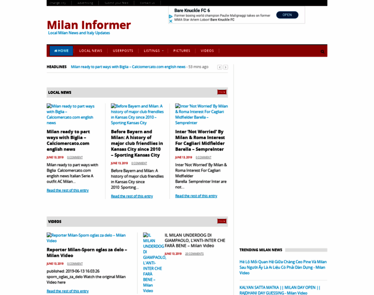 Milaninformer.com thumbnail