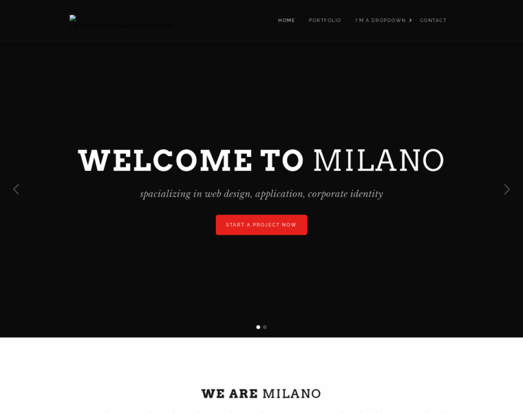 Milano-template.webflow.com thumbnail