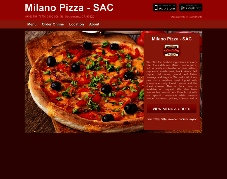 Milanopizzasac.com thumbnail