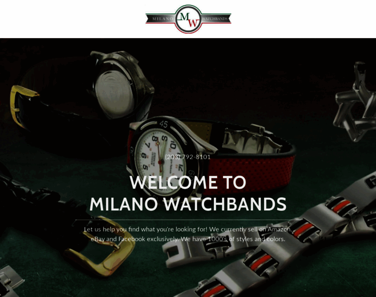 Milanowatchbands.com thumbnail