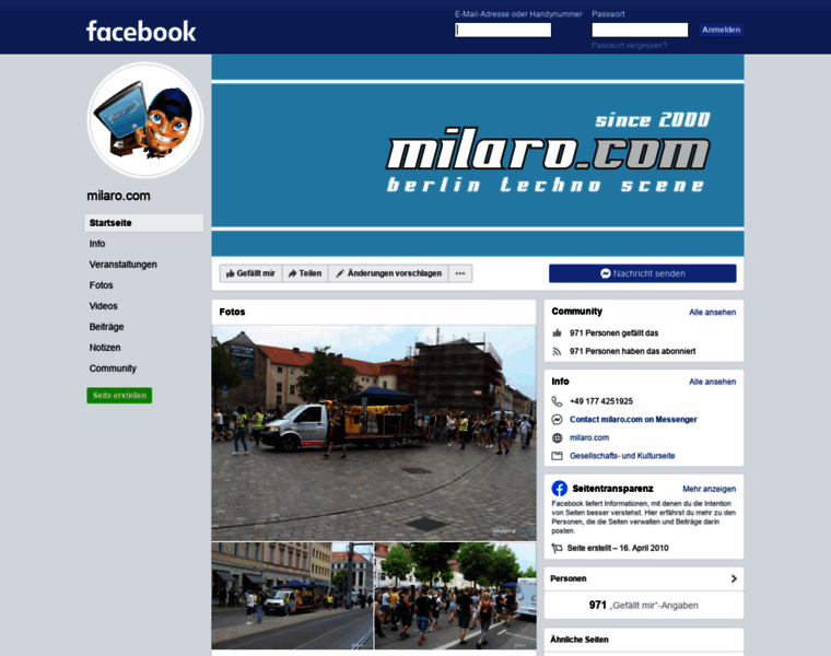 Milaro.net thumbnail