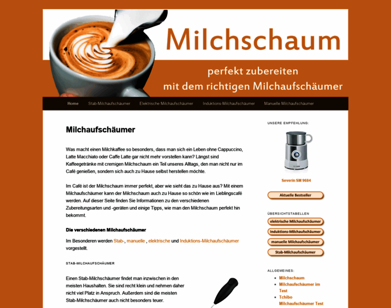 Milchschaum.net thumbnail