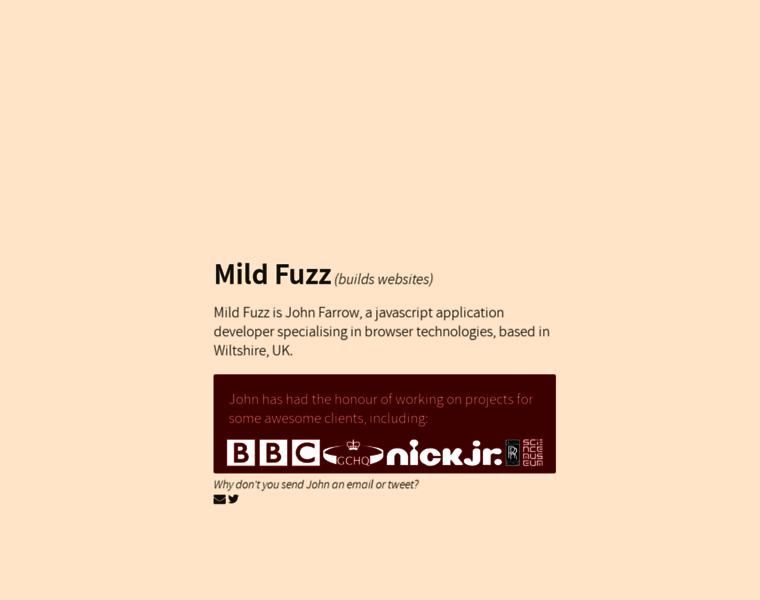 Mildfuzz.com thumbnail