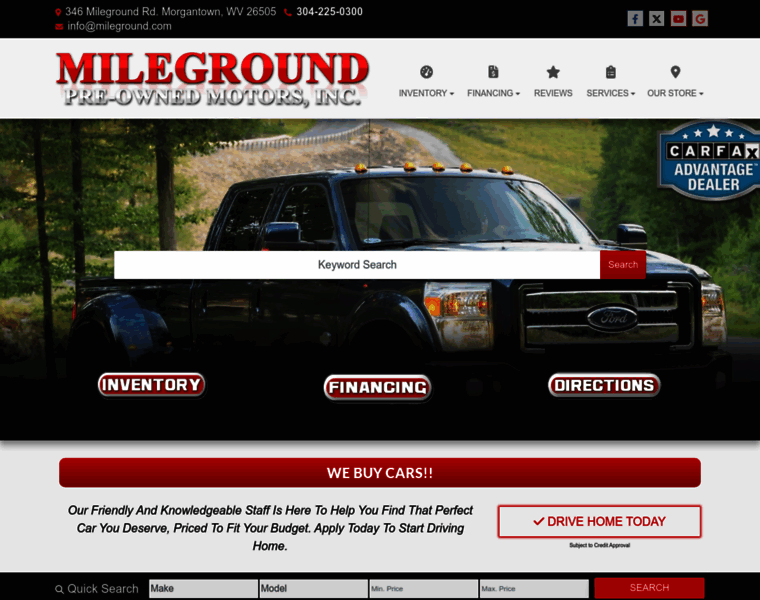 Mileground.com thumbnail