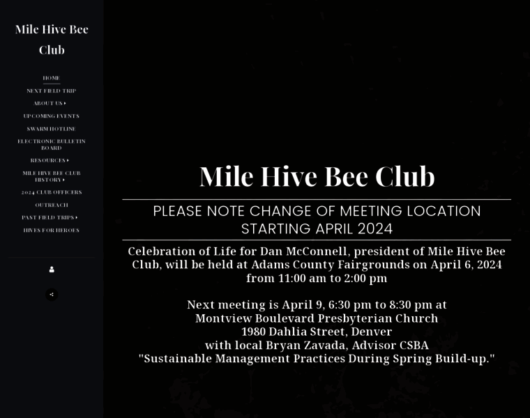 Milehivebeeclub.org thumbnail
