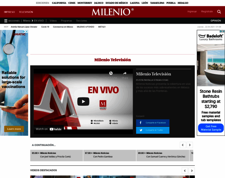Milenio.tv thumbnail