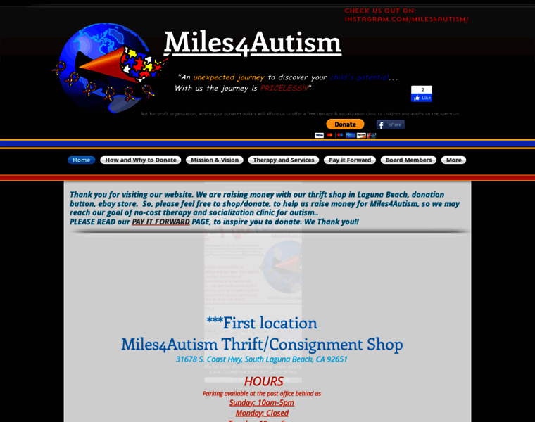 Miles4autism.org thumbnail