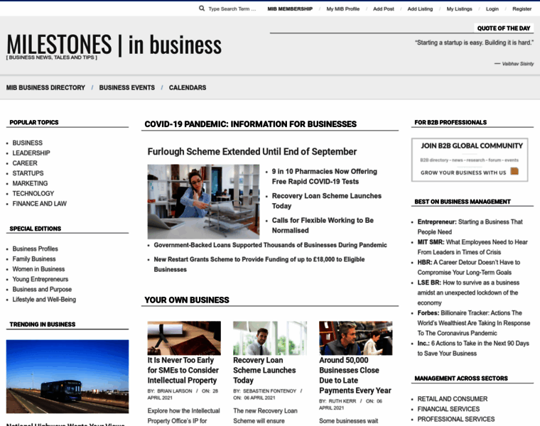 Milestones.business thumbnail