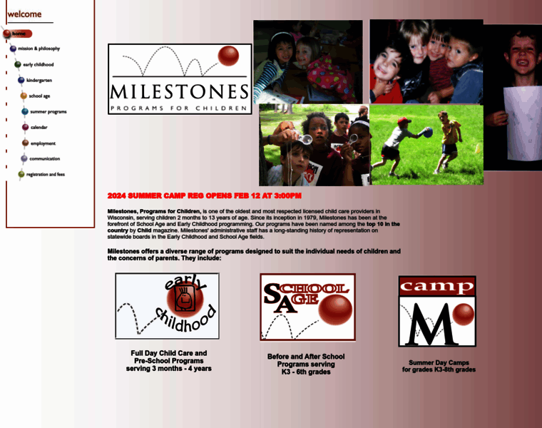 Milestonesprograms.org thumbnail