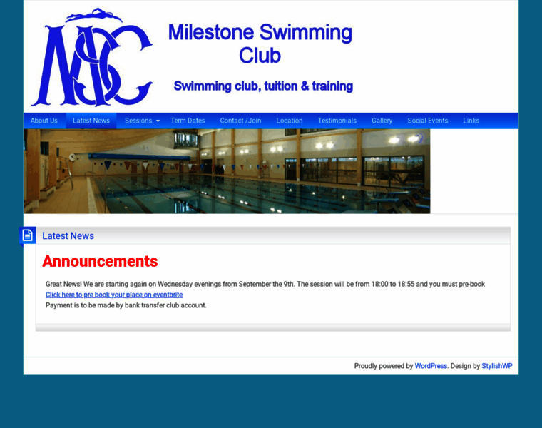 Milestoneswimmingclub.org.uk thumbnail
