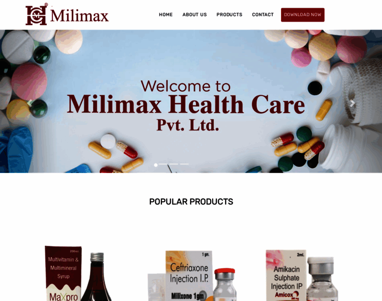 Milimaxhealthcare.com thumbnail