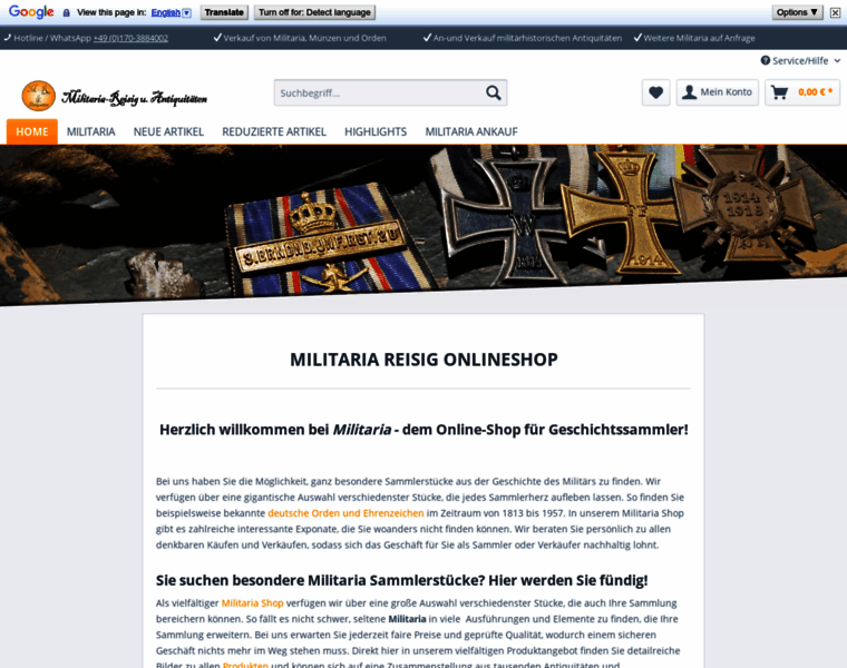 Militaria-reisig.com thumbnail