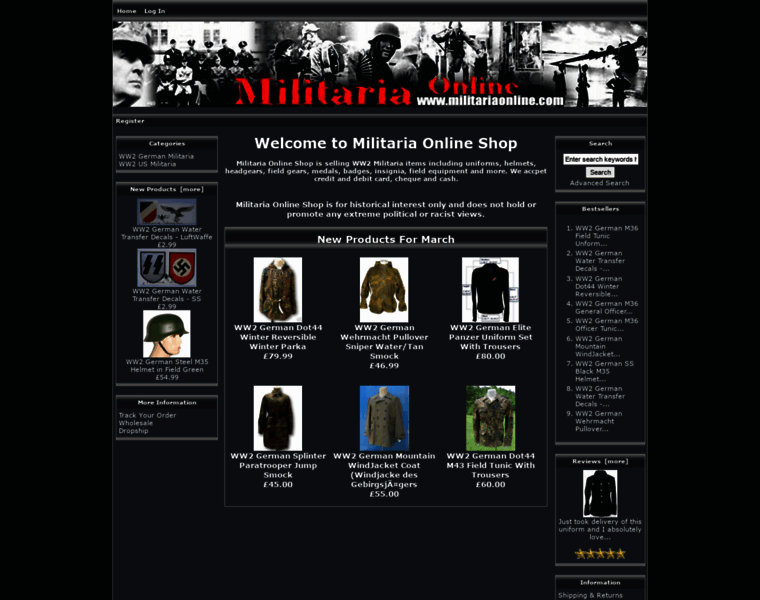 Militariaonline.com thumbnail