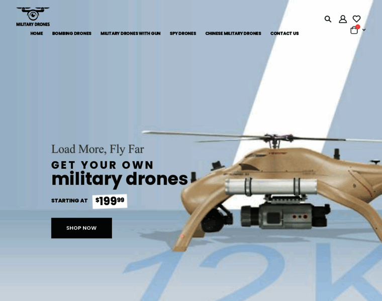 Military-drones.com thumbnail