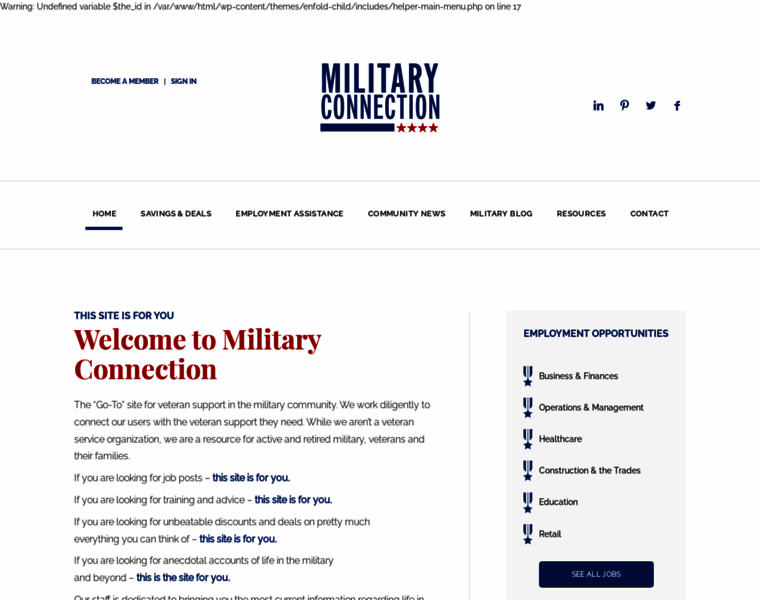 Militaryconnection.com thumbnail