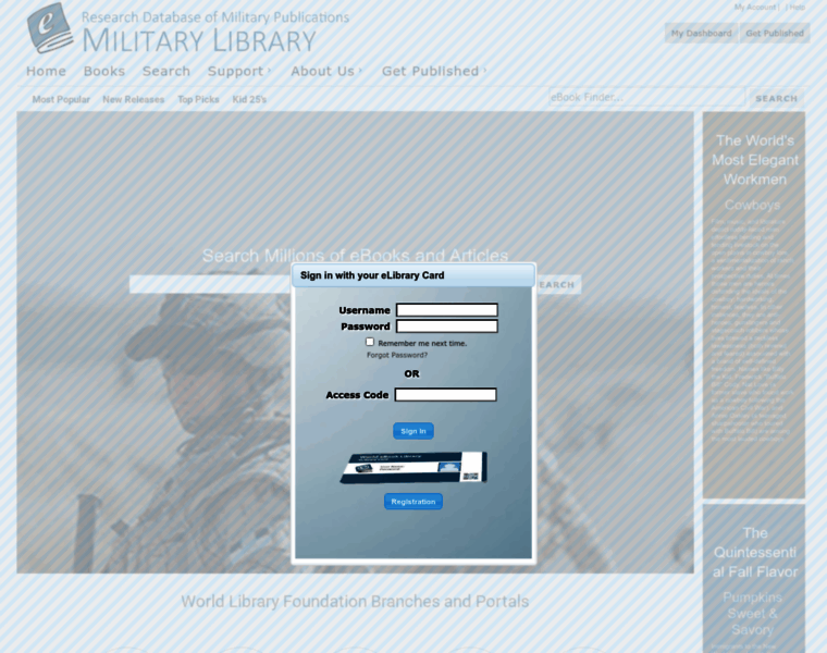 Militarylibrary.org thumbnail
