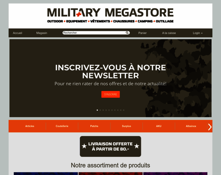 Militarymegastore.ch thumbnail