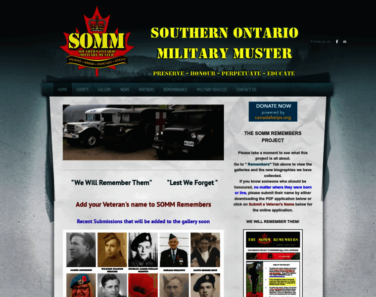 Militarymuster.ca thumbnail