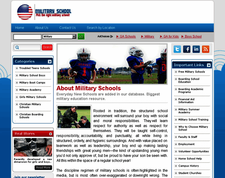 Militaryschool.net thumbnail