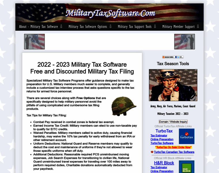 Militarytaxsoftware.com thumbnail
