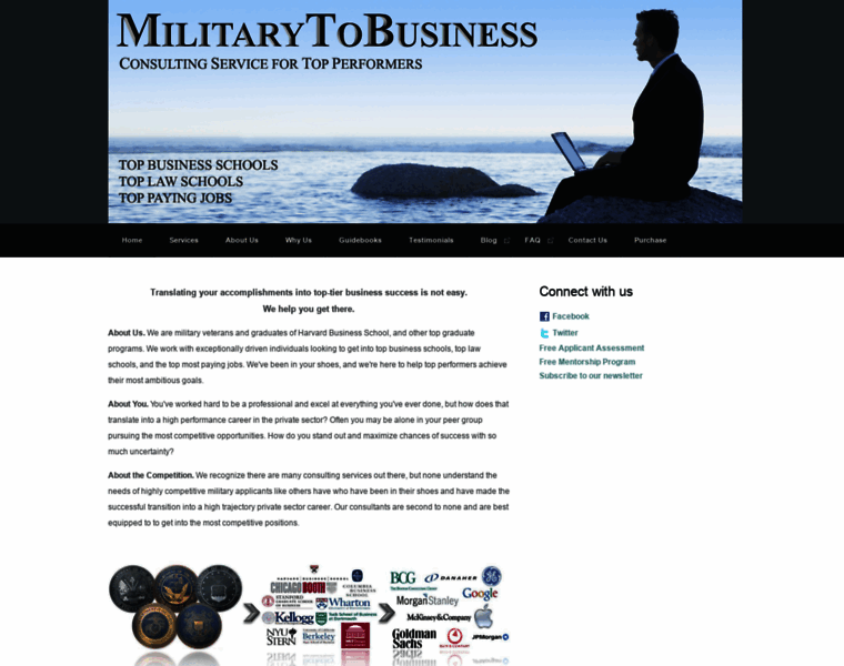 Militarytobusiness.com thumbnail