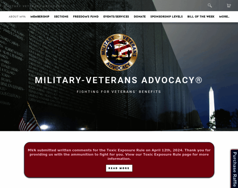 Militaryveteransadvocacy.org thumbnail