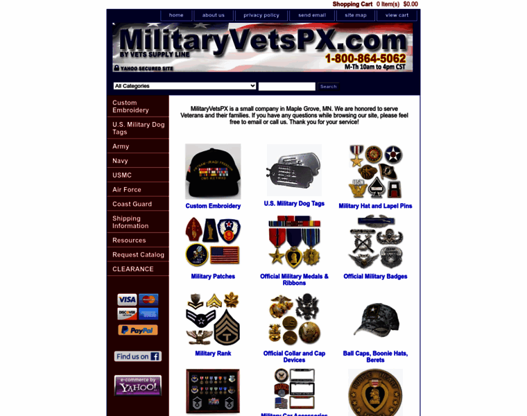 Militaryvetspx.com thumbnail