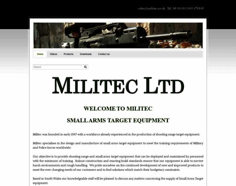 Militec.co.uk thumbnail