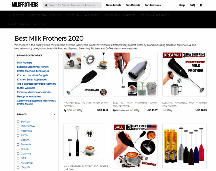 Milkfrothers.biz thumbnail