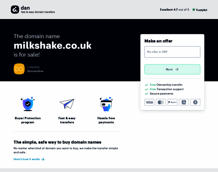 Milkshake.co.uk thumbnail