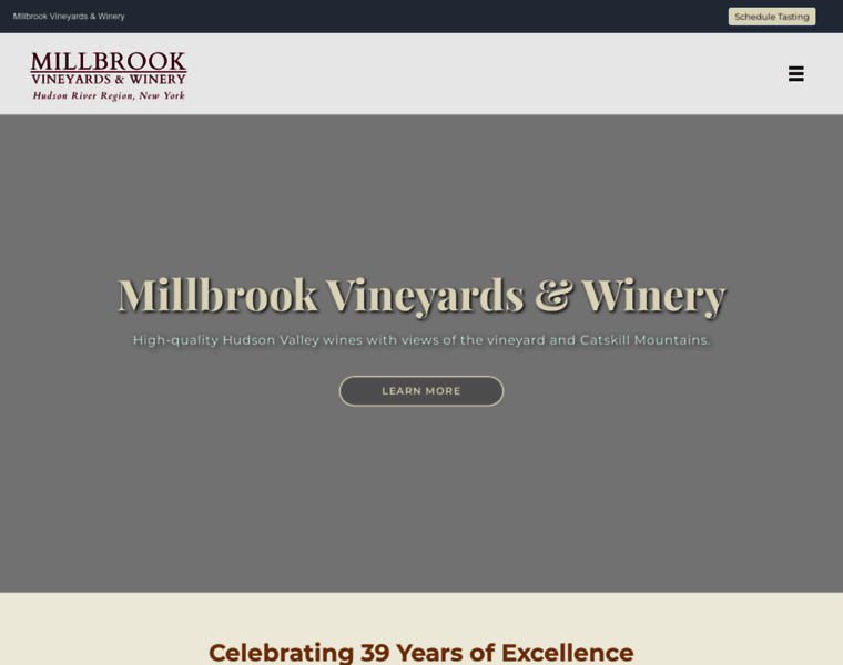 Millbrookwine.com thumbnail